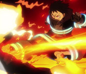 shinra fighting an infernal
